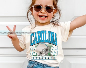 Carolina Football Kids, Panther Toddler T-Shirt, Vintage Carolina Football Kids Toddler, Carolina Football T-Shirt FML13