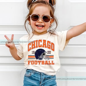 Chicago Football Vintage Toddler T-Shirt,Retro Chicago Bear Football Toddler , Chicago Bear Fan Gift , Sunday Football FAG12 画像 1