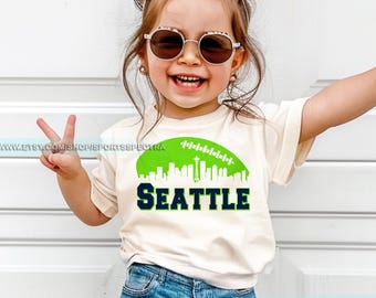 Seattle Football Vintage Toddler T-Shirt,Seattle Seahawk Football Kids Toddler, Seahawk Fan Gift, Retro Seattle Football FEG7