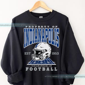 Indianapolis Football Vintage Sweatshirt T-Shirt, Indianapolis Colt Football Shirt, Retro Indianapolis Football Sweater, Colt Fan Gift FBH24