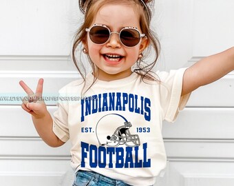 Indianapolis Football Vintage Toddler T-Shirt,Indianapolis Colt Football Shirt, Retro Indianapolis Football Colt Fan Gift FSA24