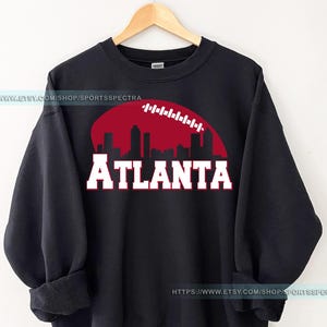 Atlanta Football Vintage Sweatshirt T-Shirt, Retro Falcon Crewneck, Oversized Falcons Football Sweatshirt, Atlanta Football Fan Gift FEG17