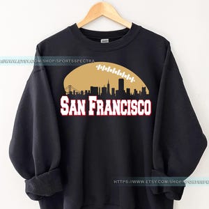 San Francisco Football 49 Vintage Sweatshirt T-Shirt, San Francisco Football T-shirt, San Francisco Football Crewneck FEG6