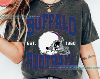 Vintage Style Comfort Colors T-Shirt, Buffalo Bill T-Shirt, Bill T-Shirt, Bills Football, Buffalo New York, Buffalo Fan Gift FSA15
