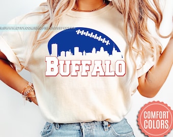 Vintage Style Comfort Colors T-Shirt, Buffalo Bill T-Shirt, Bill T-Shirt, Bills Football Tee, Buffalo New York, Buffalo Bill Fan Gift FEG15