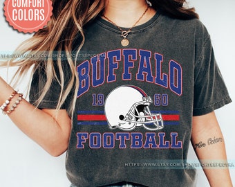 Vintage Style Comfort Colors T-Shirt, Buffalo Bill T-Shirt, Bill T-Shirt, Bills Football, Buffalo New York, Buffalo Fan Gift FAG15