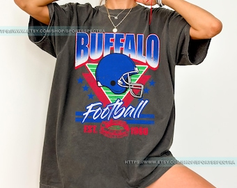 Vintage Style Comfort Colors T-Shirt, Buffalo Bill T-Shirt, Bill T-Shirt, Bills Football Tee, Buffalo New York, Buffalo Bill Fan Gift FVB15