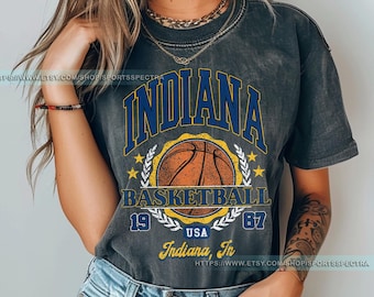Vintage 90s Distressed Indiana Pacers Basketball by Champion