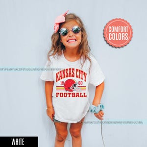 Kansas City Football Vintage Toddler T-Shirt, Kansas City Football Kids, Football Toddler, Kansas City Fan Gifts FAG8 image 7