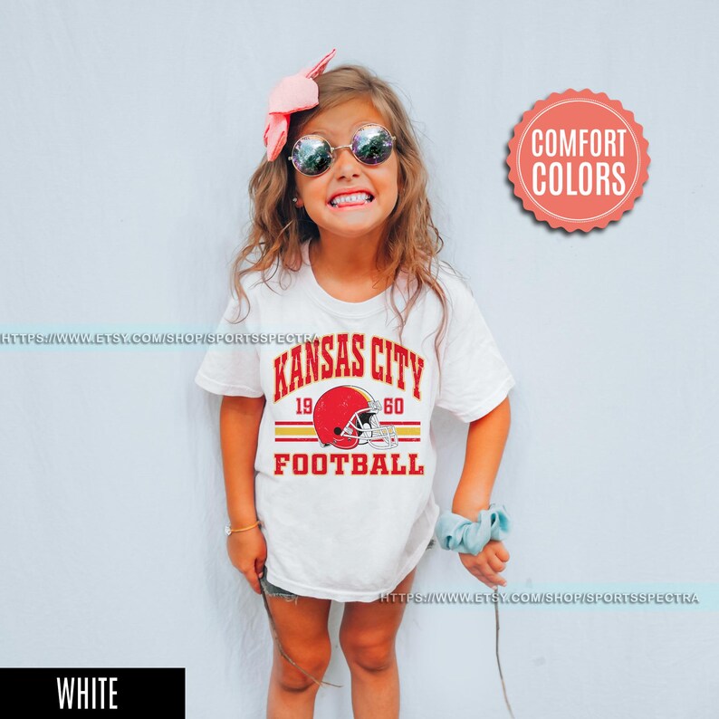 Kansas City Football Vintage Toddler T-Shirt, Kansas City Football Kids, Football Toddler, Kansas City Fan Gifts FAG8 image 7