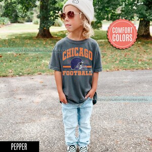 Chicago Football Vintage Toddler T-Shirt,Retro Chicago Bear Football Toddler , Chicago Bear Fan Gift , Sunday Football FAG12 画像 3
