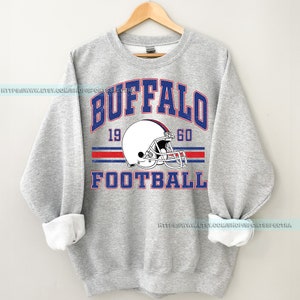 Buffalo Football Vintage Sweatshirt T-Shirt,Buffalo Bill Crewneck Sweatshirt,Buffalo New York,Buffalo Bill Fan Gift,Sunday Football FAG15 zdjęcie 7