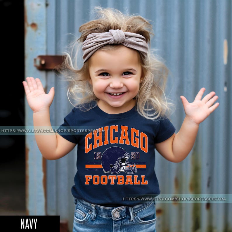 Chicago Football Vintage Toddler T-Shirt,Retro Chicago Bear Football Toddler , Chicago Bear Fan Gift , Sunday Football FAG12 画像 5