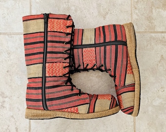 Tribal Vegan cotton Boots