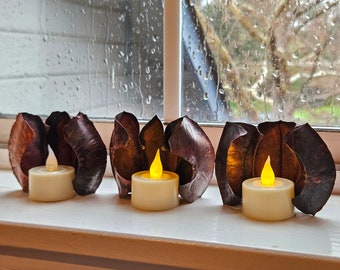 Autumn Leaf Tealight Holder