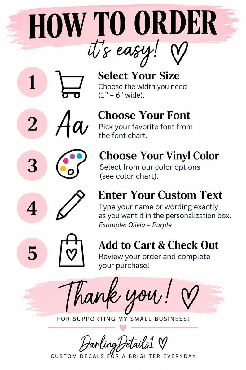 Custom Name Vinyl Decal – Personalized Cup, Tumbler or Water Bottle ...
