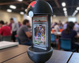 3D Printed Team Rocket Ball PSA Card Holder