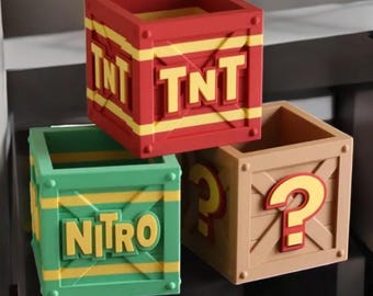 TNT and Nitro Box/Piggy Bank/Container