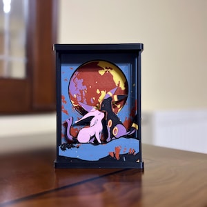 Umbreon And Espeon Themed Portrait