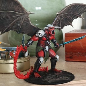 Miniatura de demonio Balor impresa en 3D: Jefe enemigo de RPG de mesa