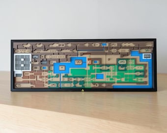 Ultimate Legend of  Zelda Power Map 45cm