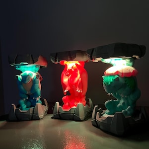 Charizard-Blastoise-Venusaur Clone Led Litght and PSA Holder — 3D-Printed Custom image 4