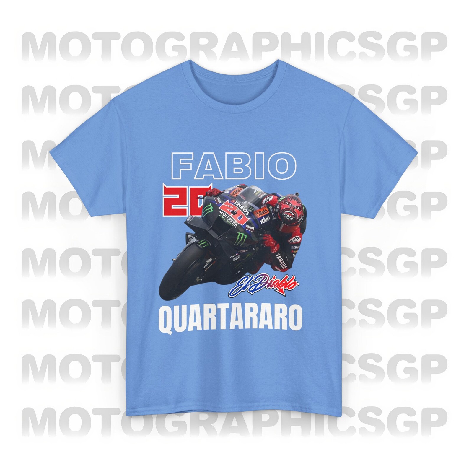 Motogp Fabio Quartararo 20 Shirt Yamaha Quartararo Graphic Merchandise ...
