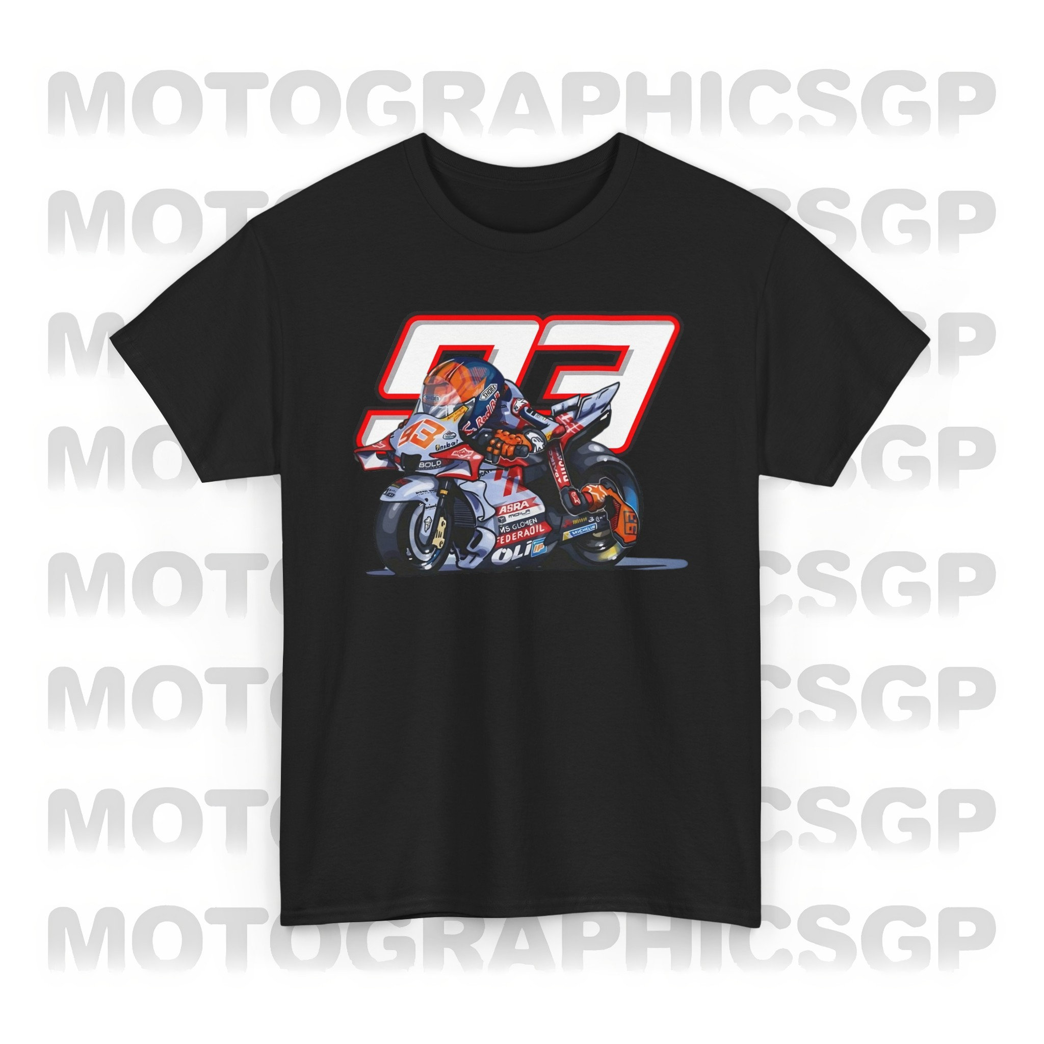 Maillot MotoGP Marc Marquez 2024 Champion 2024 T shirt Gresini Ducati Marquez 93 Combattant MotoGP GP de course sur route Produits de course Grand Prix MM93 Etsy France