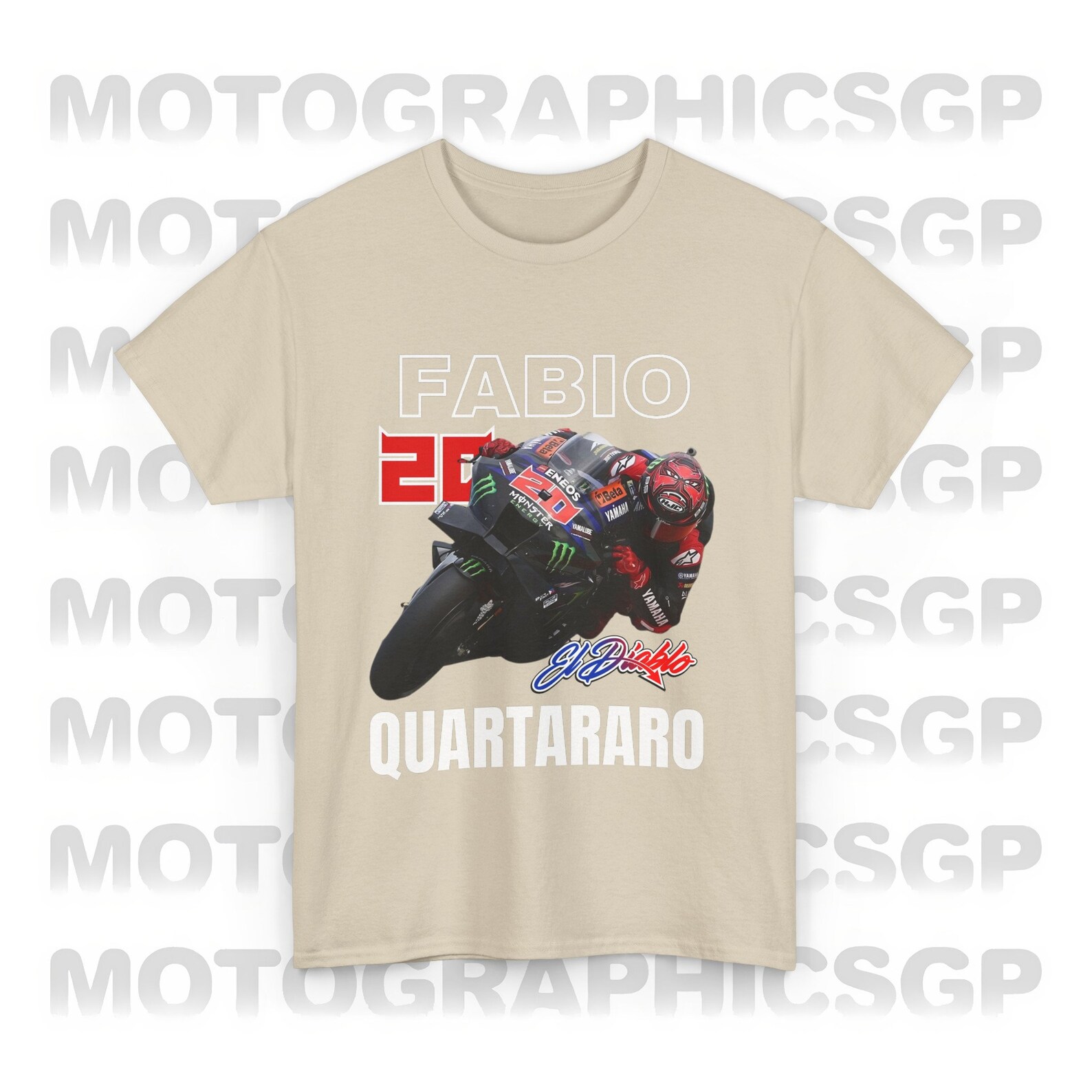 Motogp Fabio Quartararo 20 Shirt Yamaha Quartararo Graphic Merchandise ...