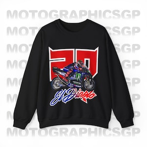 MotoGP Fabio Quartararo 20 Sweatshirt, Hoodie Yamaha Quartarao 20 MotoGP Racing Tee, Yamaha Merch, Champion Design, Custom Merchandise Tee