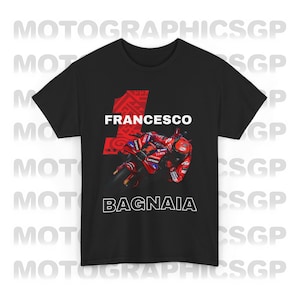 MotGP Pecco Bagnaia 63 Ducati Wordchampion Shirt Merch 2024 Champion, Francesco Bagnaia Road Racing Biker Motorcycle Tee Gift Graphic Merch