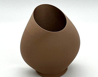 Original Unique Decorative Vase 2 tone light to dark as you turn 3d Printed