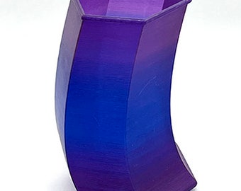 Original Unique 3d Printed Decorative Purple Vase
