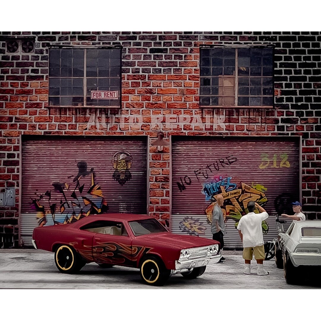 1/64 Scale Backdrop Diorama Display Diecast Vehicles Digital Download ...