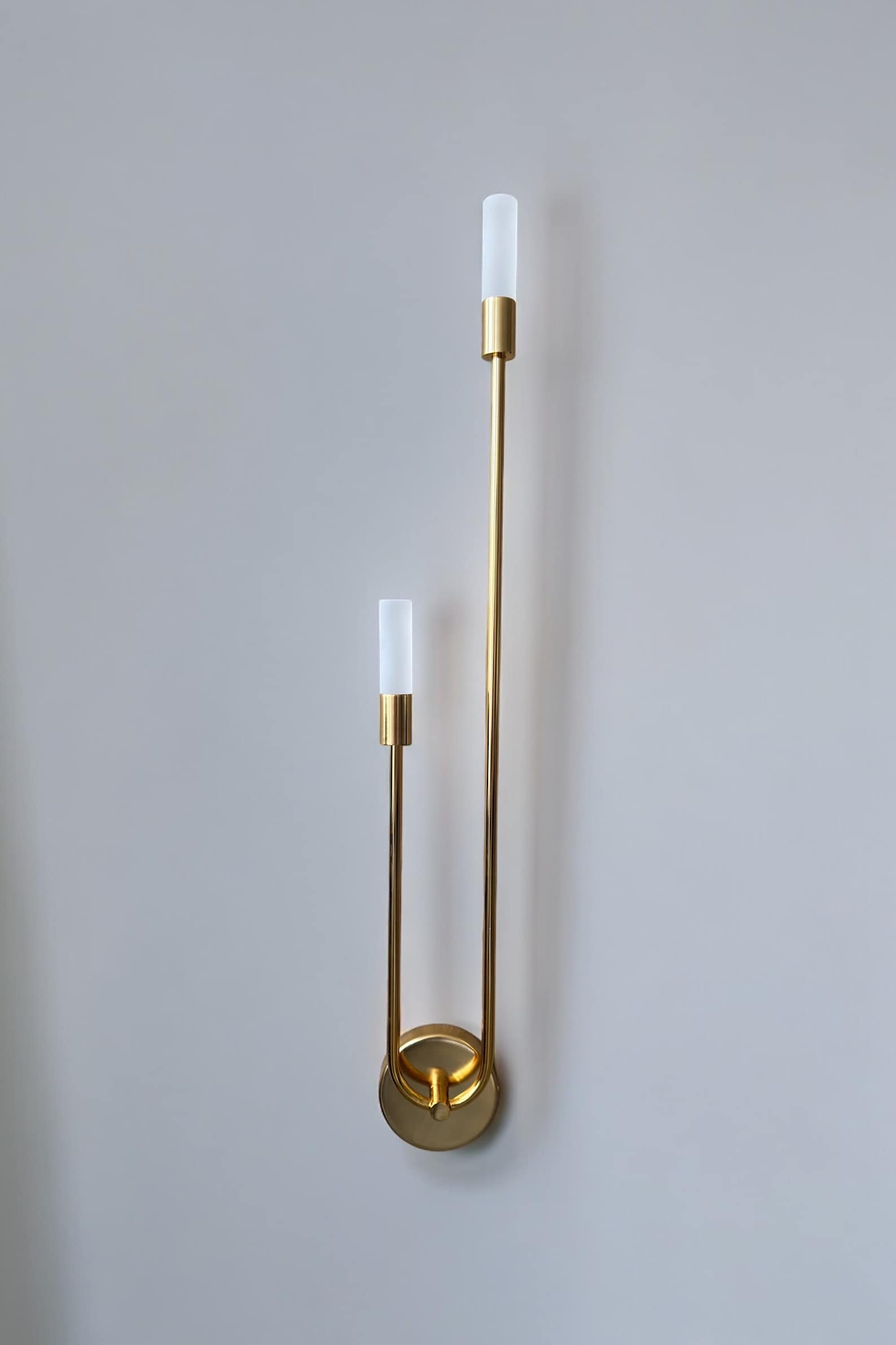 Gold Wall Sconce, Modern Wall Light, Minimalist Wall Sconce, Decorative ...