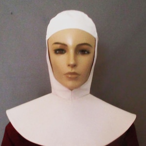 NUNS WIMPLE-category nun wimple, coif guimpe, nuns habit nun vestments