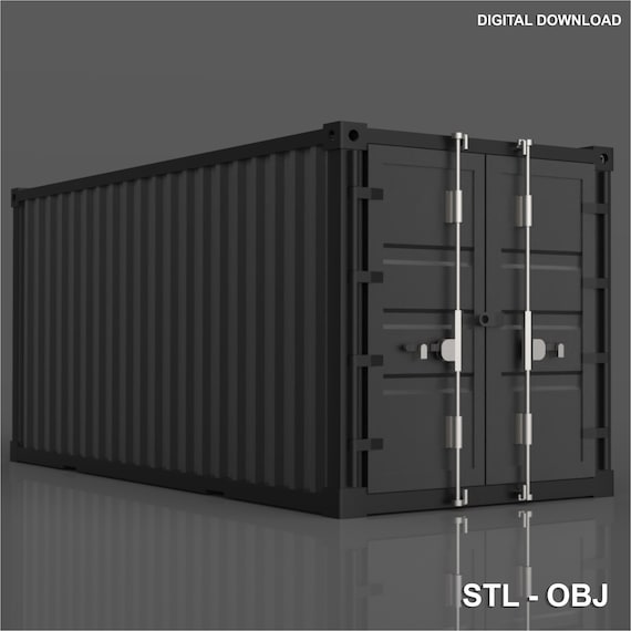 Shipping Container Model Printable Shipping Container Model Printable