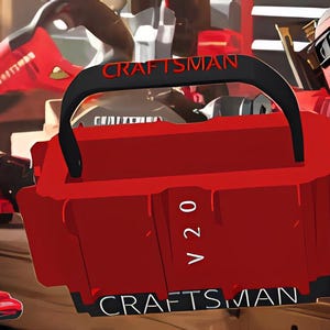 Craftsman battery caddie hold 6 v20 batteris