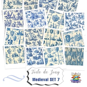 Chinoiserie Toile de Jouy Digital Art Download PNG Seamless Pattern Nursery Background Fabrics POD Clipart for papers Instant Download PNG