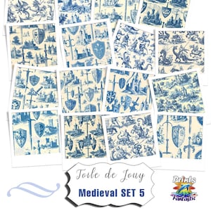 Chinoiserie Toile de Jouy Digital Art Download PNG Seamless Pattern Nursery Background Fabrics POD Clipart for papers Instant Download PNG
