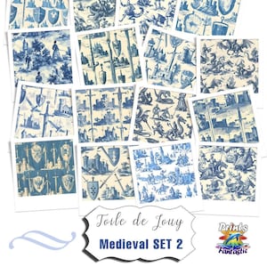 Chinoiserie Toile de Jouy Digital Art Download PNG Seamless Pattern Nursery Background Fabrics POD Clipart for papers Instant Download PNG