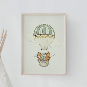 Woodland animals nursery wall art, woodland baby shower, woodland nursery decor, nursery wall art neutral