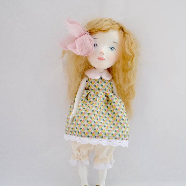 RESERVED FOR MASAMI-Mabel, Original girl art doll by Paola Zakimi