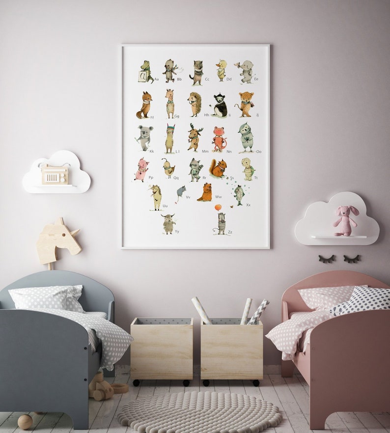 abc nursery decor