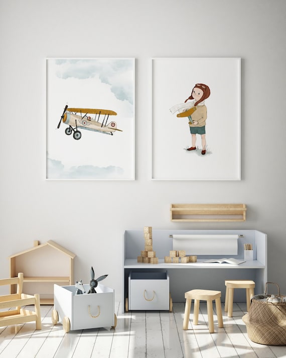 Aviation Wall Art Nursery Decor Boy Adventure - Aviation Wall Art Nursery Aviation Wall Art Nursery Decor Boy Adventure - Aviation Wall Art Nursery