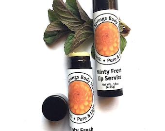 Lip Service Organic Lip Balm - Minty Fresh