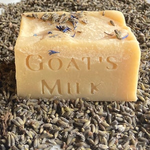 Organic Luscious Lavender Cold Process Goat Milk Soap image 1