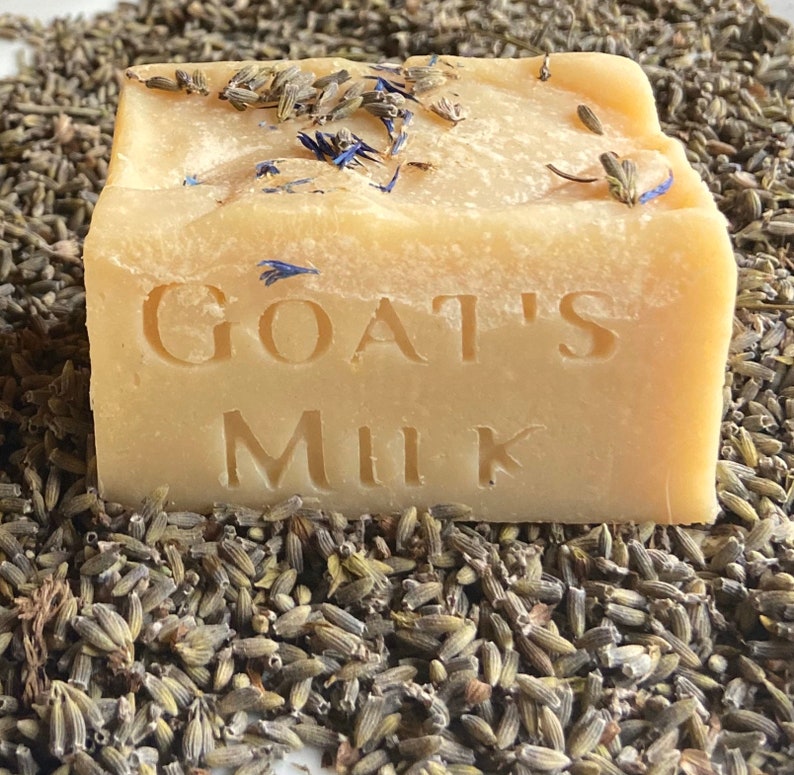 Organic Luscious Lavender Cold Process Goat Milk Soap image 1