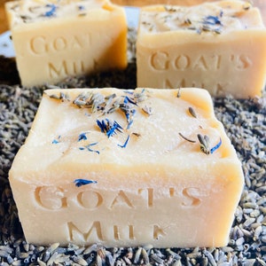 Organic Luscious Lavender Cold Process Goat Milk Soap image 3