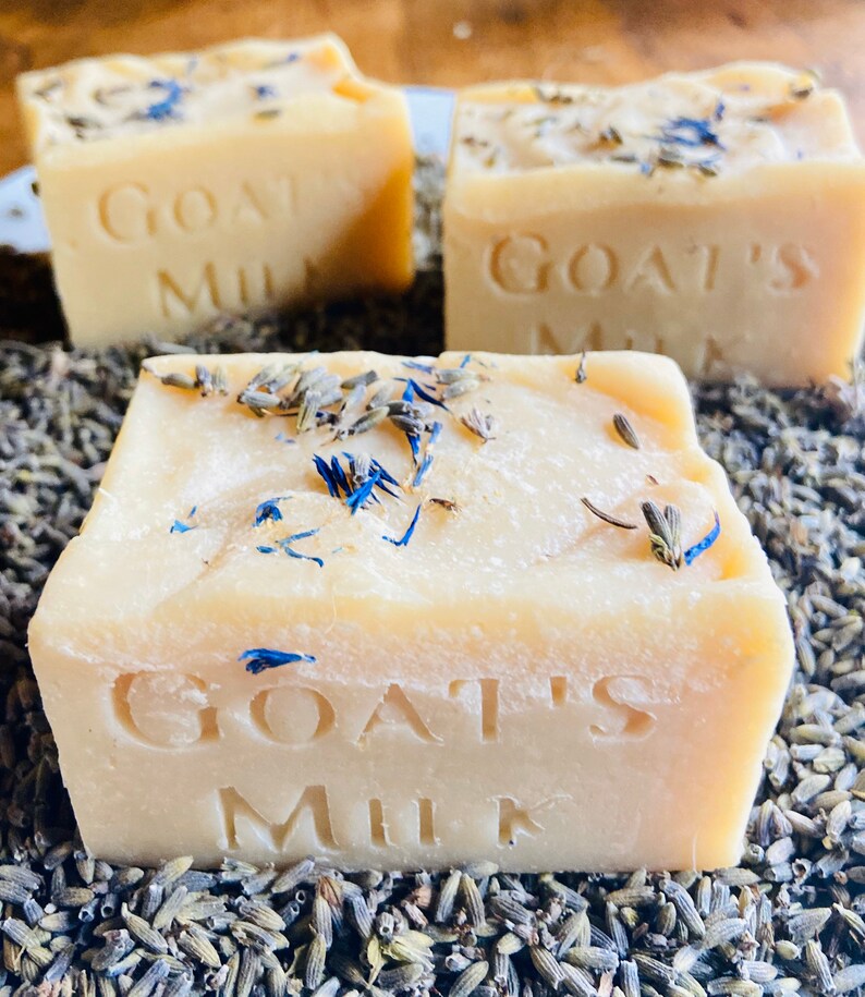 Organic Luscious Lavender Cold Process Goat Milk Soap image 3